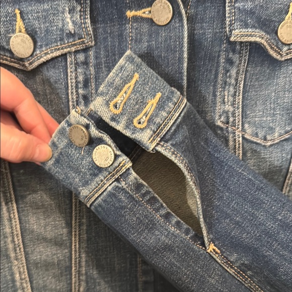 Paige Womens Denim Jacket size L - Picture 6 of 11